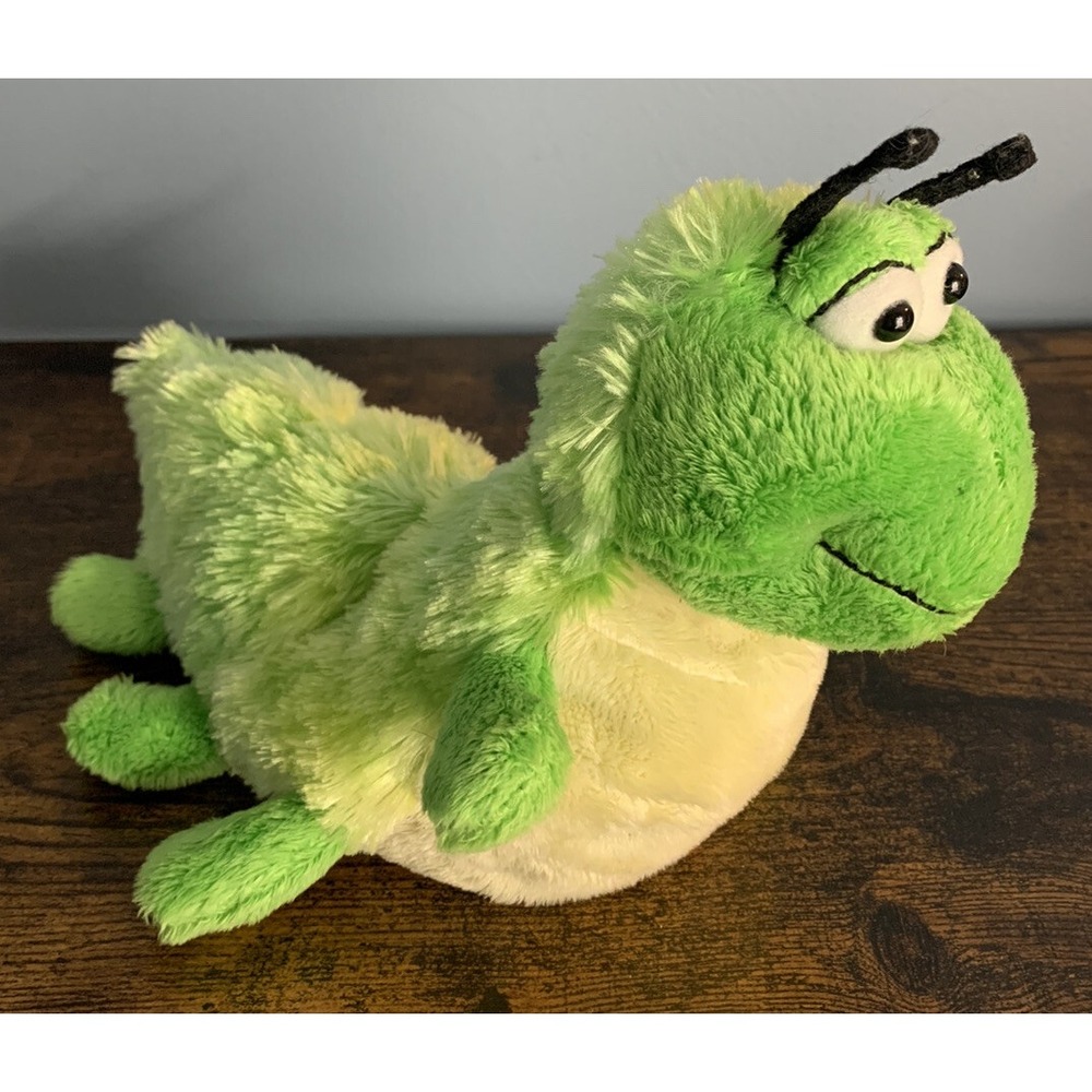 Ganz Webkinz Caterpillar 9.5" Tall Green Yellow Plush & Beanie No Code